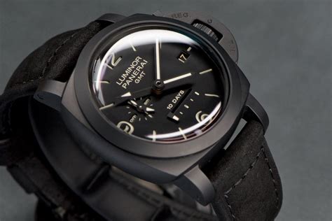 panerai in schwarz|panerai luminor 10 day.